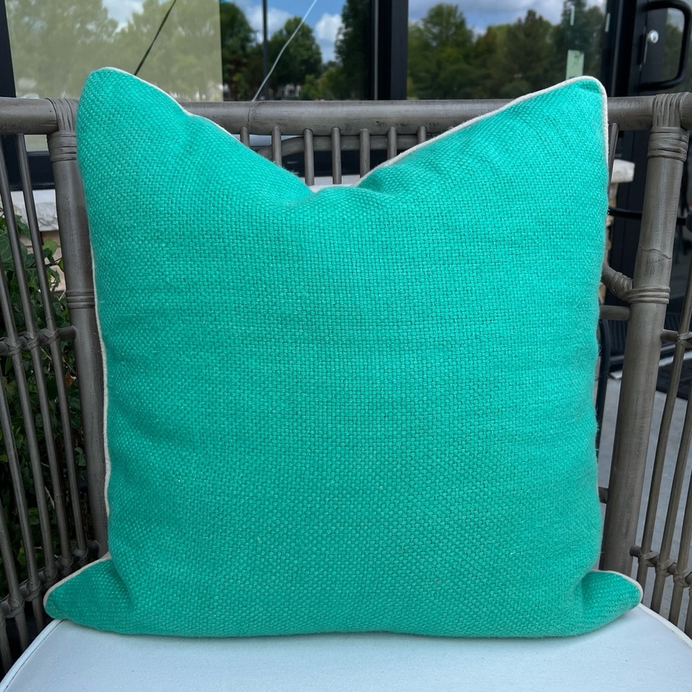 Anthropologie Basket Weave Pillow Cover